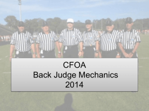 2014 CFOA Back Judge