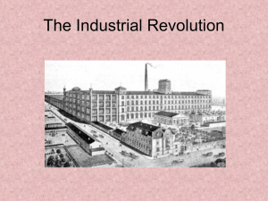 8-1 The Industrial Revolution