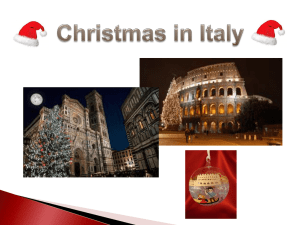 Christmas in Italy - ICS La Giustiniana a Roma