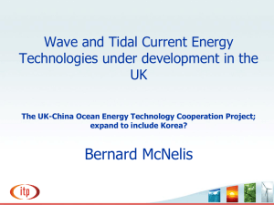 UK Ocean Energy Study Tour