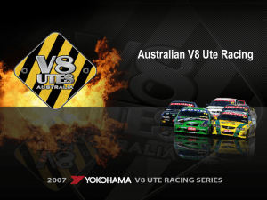 The V8 Ute series is strictly business