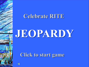 jeopardy rites - Church of the Resurrection