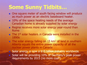 Solar on roofs in Ontario