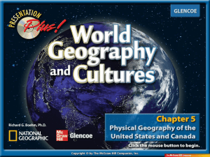 Chapter 5: Physical Geography of the United States and Canada
