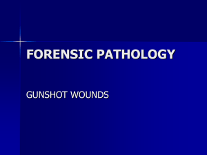gunshot wounds - Bloodhounds Incorporated