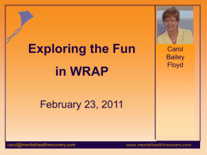 Powerpoint Slides from Exploring Fun With WRAP