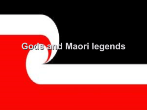 Gods and legend maori
