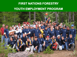 First Nations Training Program (PPT Slide Show)