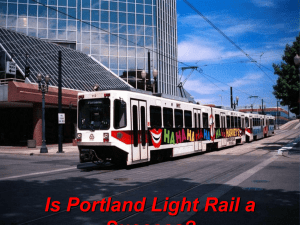 Light-Rail Transit in Vancouver, Washington