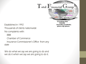 What are we going to do? - Total Financial Group | ttfg.org