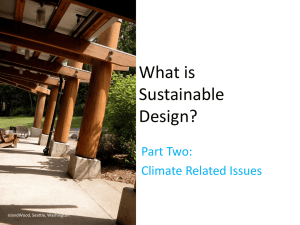 Sustainable Design and Climate - Terri Meyer Boake | School of