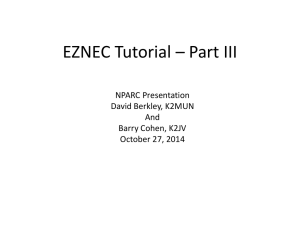 EZNEC Tutorial – Part III