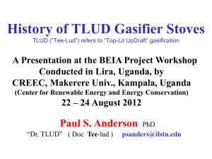 History of TLUDs