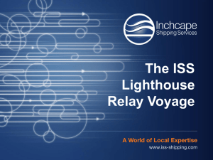 LRV journey ppt 2 - Inchcape Shipping Services