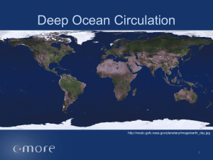 Density and Oceanic Circulation - C-MORE