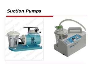 Lecture 6 Suction Pumps