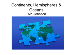 Continents and Hemispheres