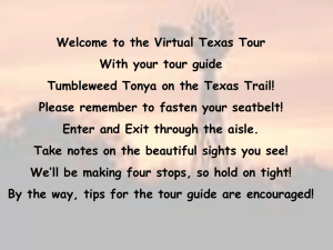 Power Point: Texas Tour
