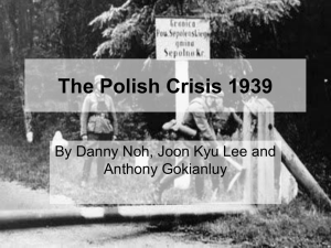 The Polish Crisis 1939