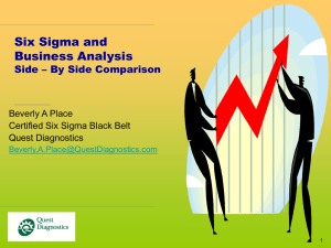 What Is Six Sigma? - New Jersey IIBA Chapter