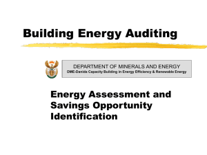 Module 1: A Context for Building Energy Audits