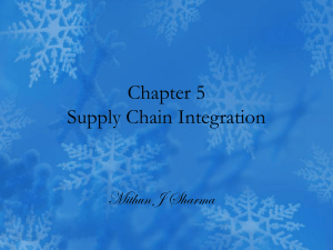 Chapter 5 Supply Chain Integration
