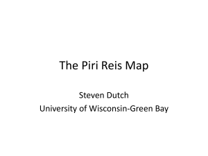 The Piri Reis Map - University of Wisconsin