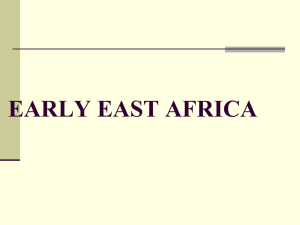 EARLY EAST AFRICA - KCPE-KCSE