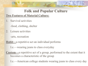 Folk and Popular Culture - Mounds View School Websites