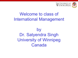 Introduction to International Management