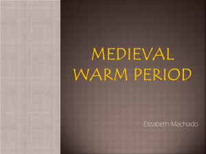 Medieval Warm Period - Natural Climate Change
