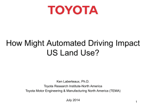 How Might Automated Driving Impact US Land Use?