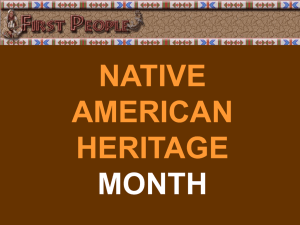 Native American Heritage Month PowerPoint