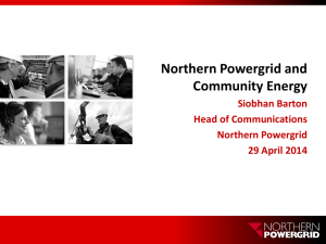 Northern Powergrid and Community Energy