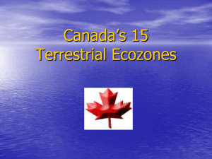 Canada`s Ecozones