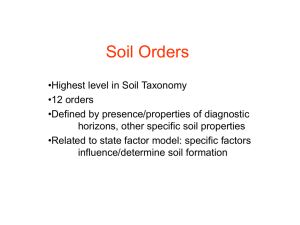 Soil Orders 1