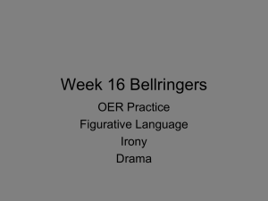 Week 15 Bellringers