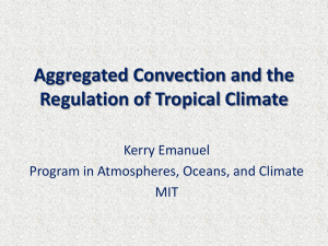 Aggregated Convection and the Regulation of Tropical Climate
