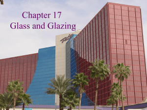 Chapter 17: Glass and Glazing