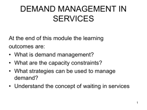 demand management in services