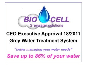 Residential Uses - BIOCELL Greywater Solutions