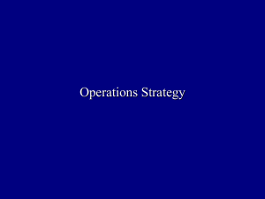 MGT 3501 - Operations Management Fall 2005