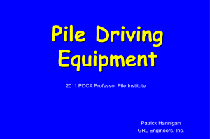 General - Pile Driving Contractors Association
