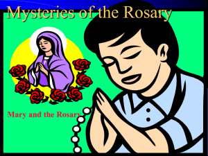 Mysteries of the Rosary - Epiphany Catholic School