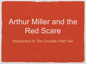 Red Scare and Miller
