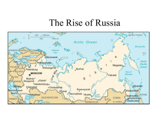 The Emergence of Russia