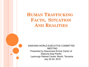 2011 Human Trafficking Facts Powerpoint Presentation