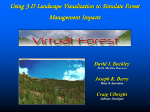 Landscape Visualization - Berry and Associates Spatial Information