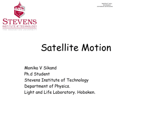 Sikand_Satellites - Stevens Institute of Technology