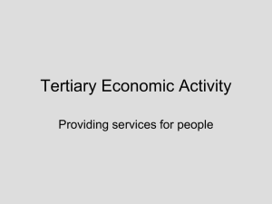 Tertiary Economic Activity
